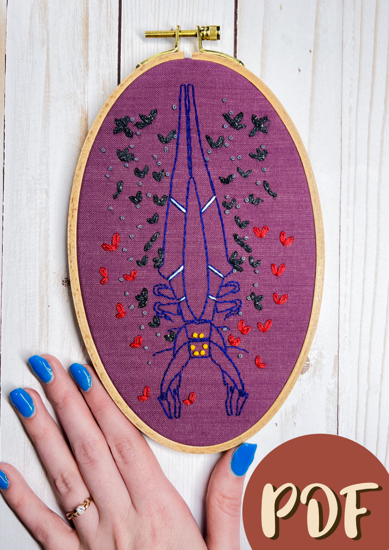 Mass Effect Inspired Reaper 8 in x 5 in Pattern