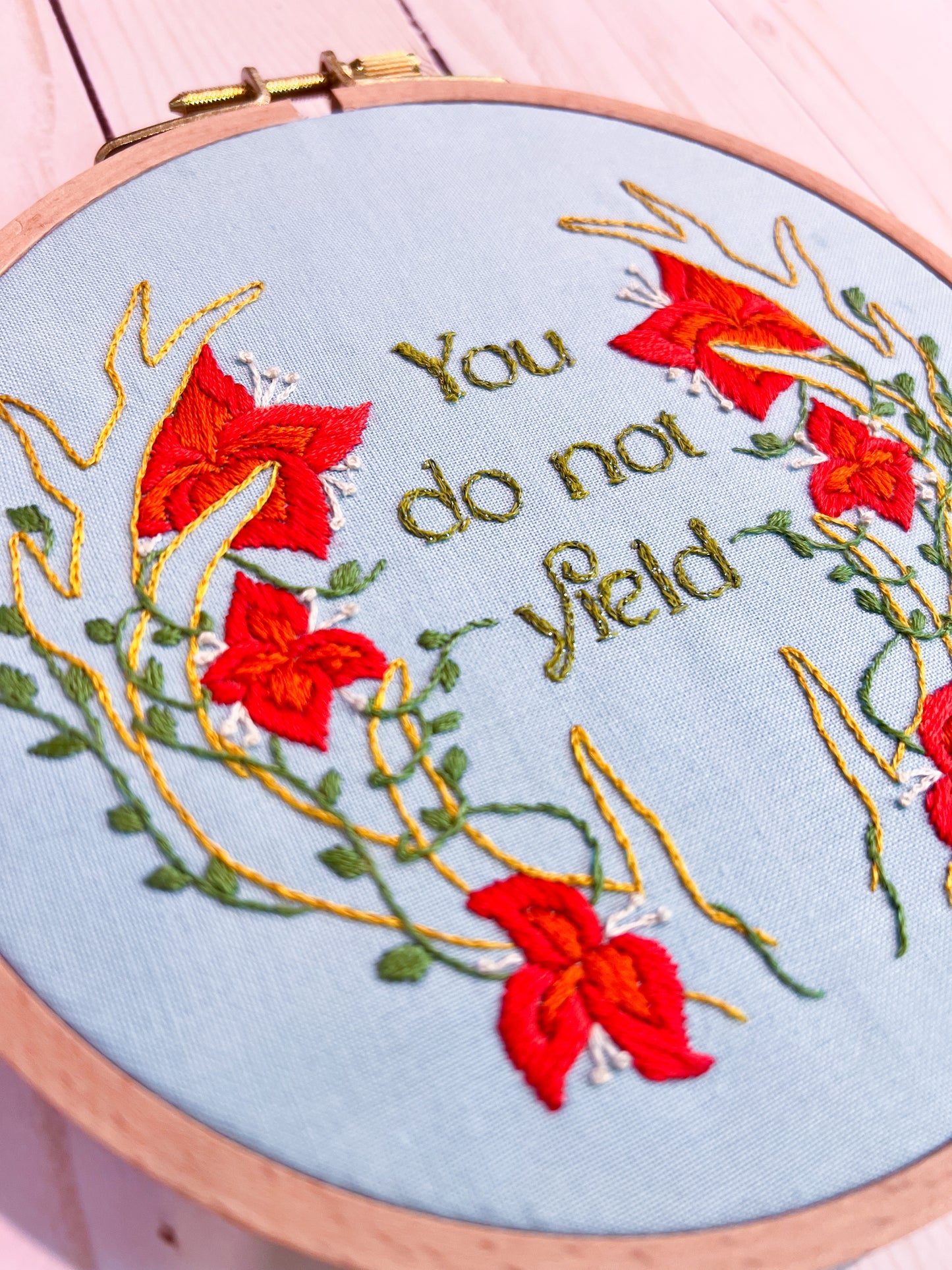 Throne Of Glass Inspired Beginner Embroidery Pattern