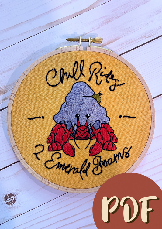 Stormlight Archive Inspired Chull Embroidery Pattern