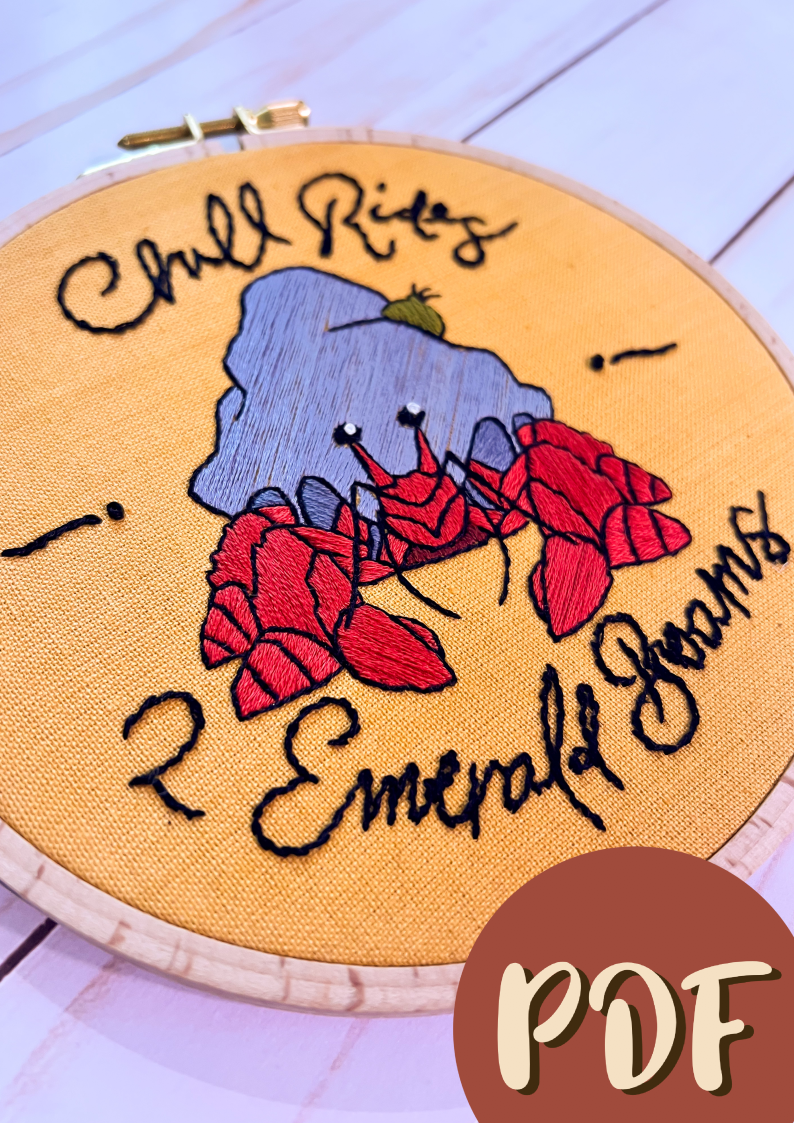 Stormlight Archive Inspired Chull Embroidery Pattern