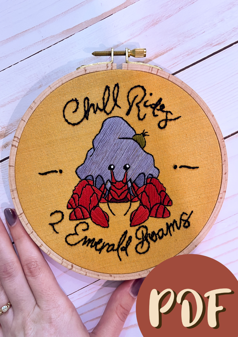 Stormlight Archive Inspired Chull Embroidery Pattern