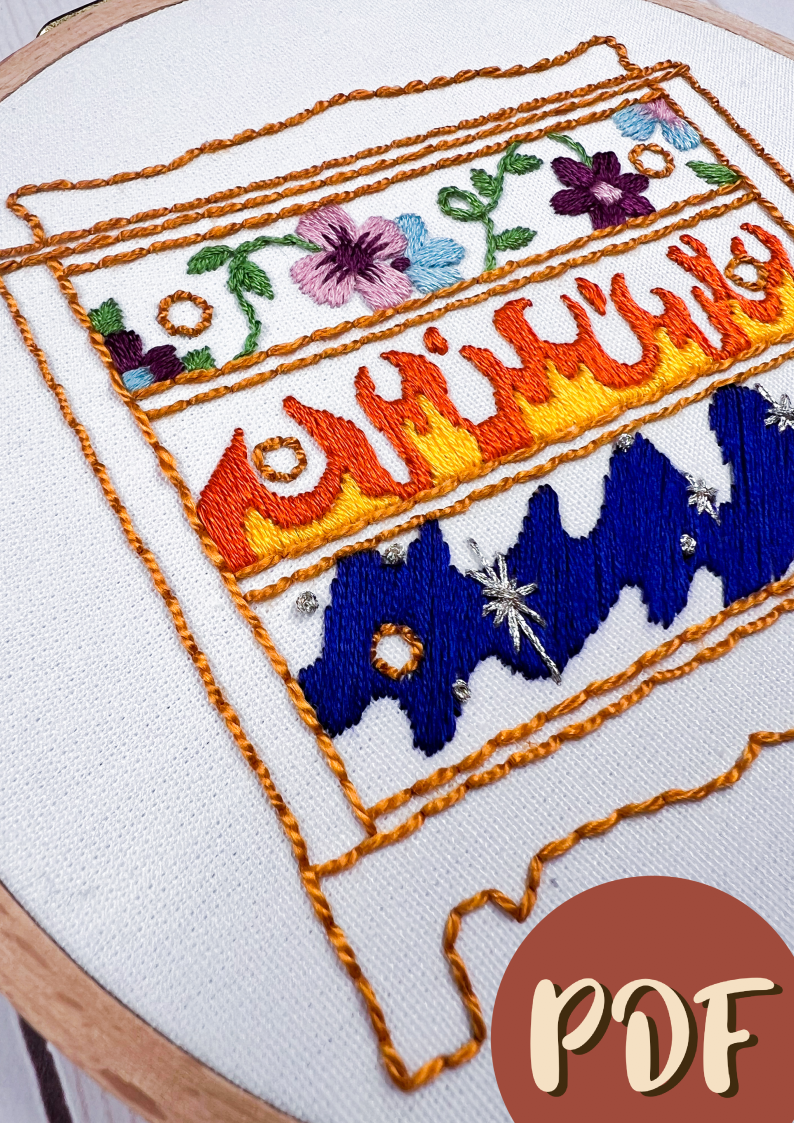 ACOTAR Inspired Archeron Sister Dresser Embroidery Pattern