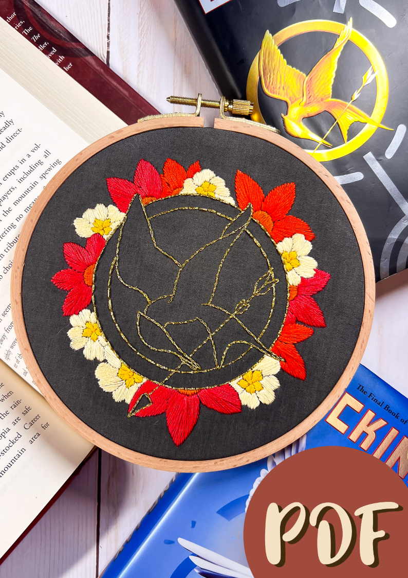 Hunger Games Inspired Embroidery Pattern