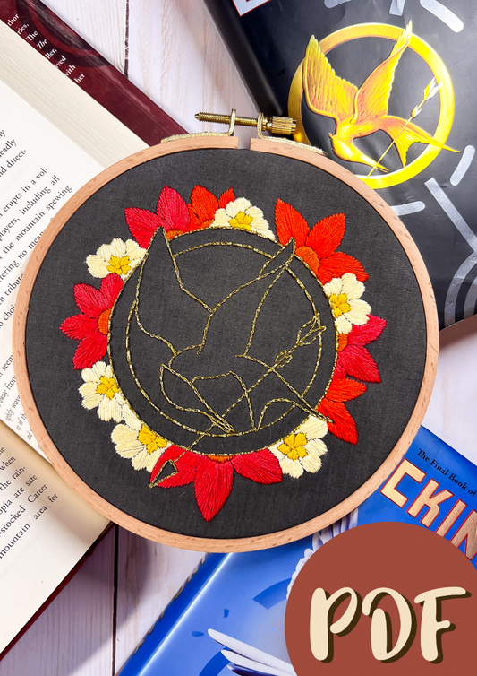 Hunger Games Inspired Embroidery Pattern