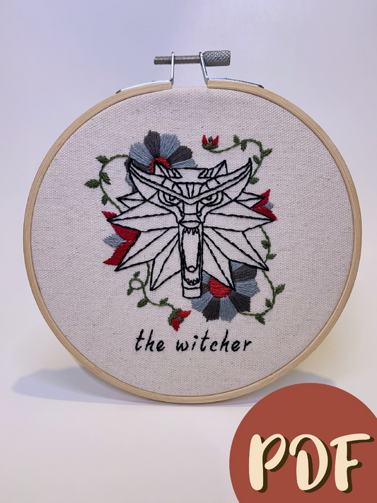 The Witcher 6-inch Embroidery Pattern