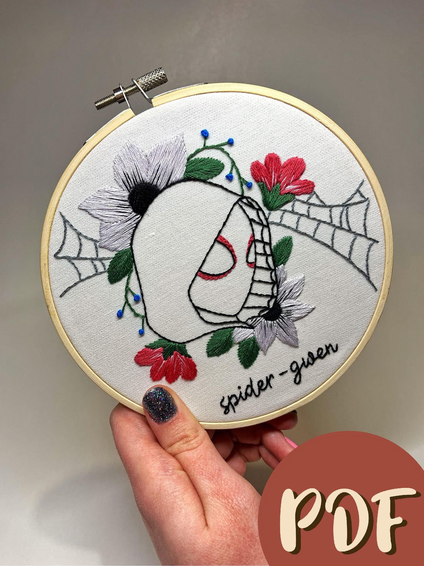 Spider- Gwen 6 Inch Pattern