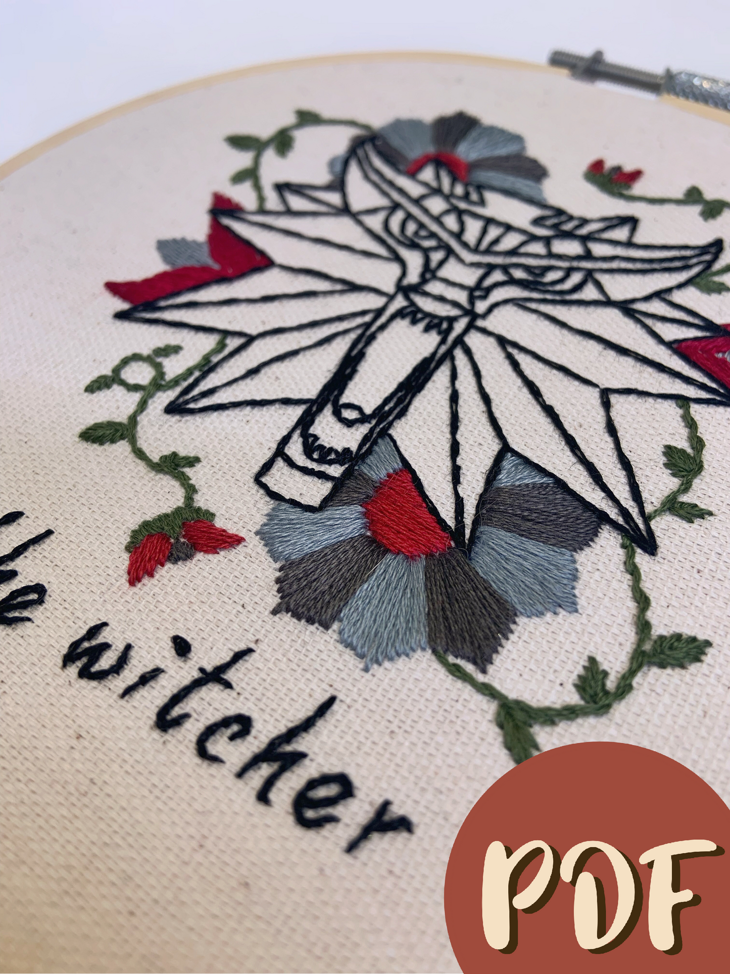 The Witcher 6-inch Embroidery Pattern