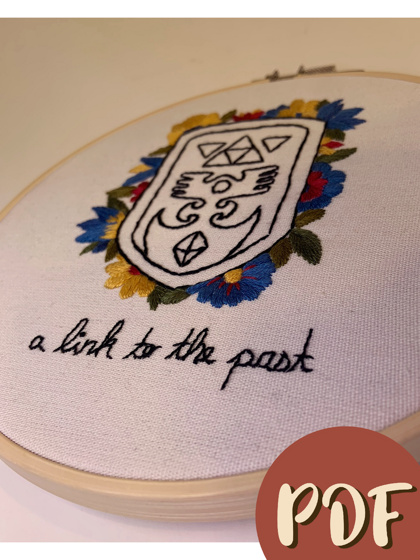 A Link To The Past Shield 6 Inch Pattern