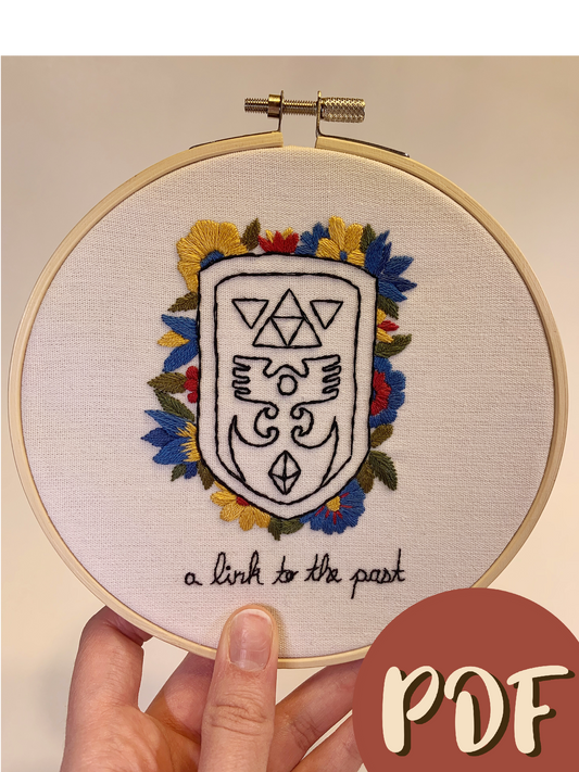A Link To The Past Shield 6 Inch Pattern
