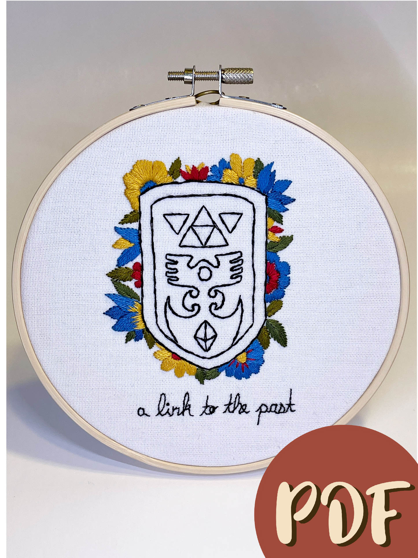 A Link To The Past Shield 6 Inch Pattern