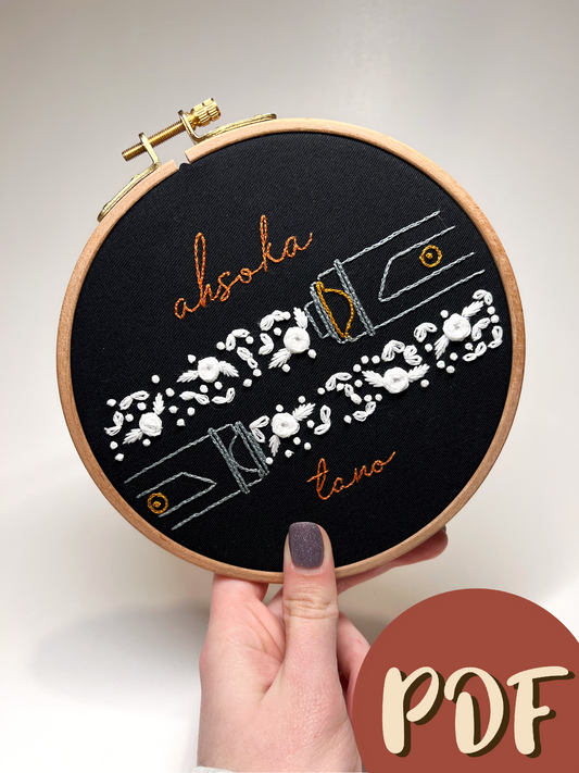 Ahsoka Lightsabers 6-inch Pattern