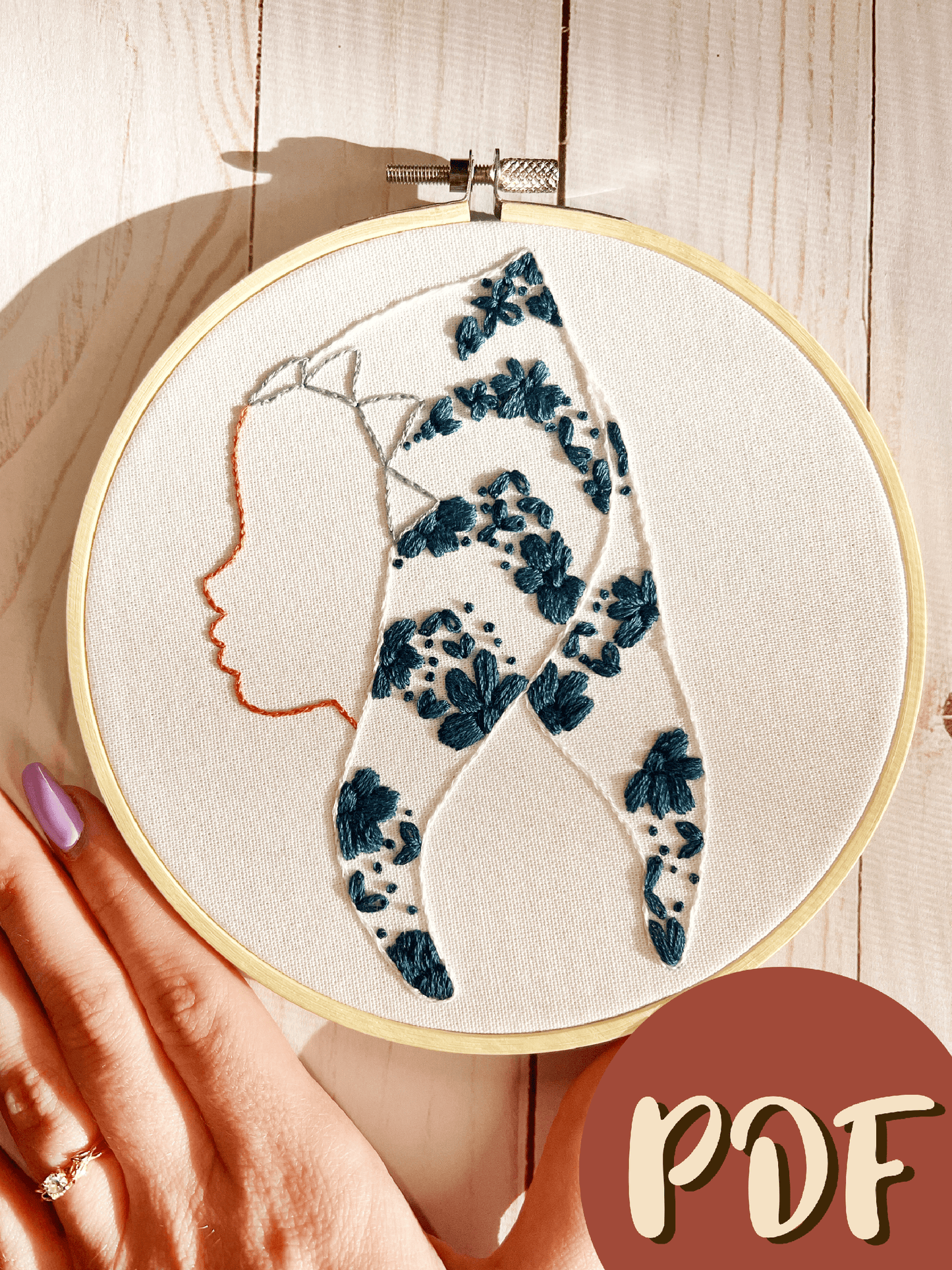 Ahsoka Silhouette 6-inch Pattern