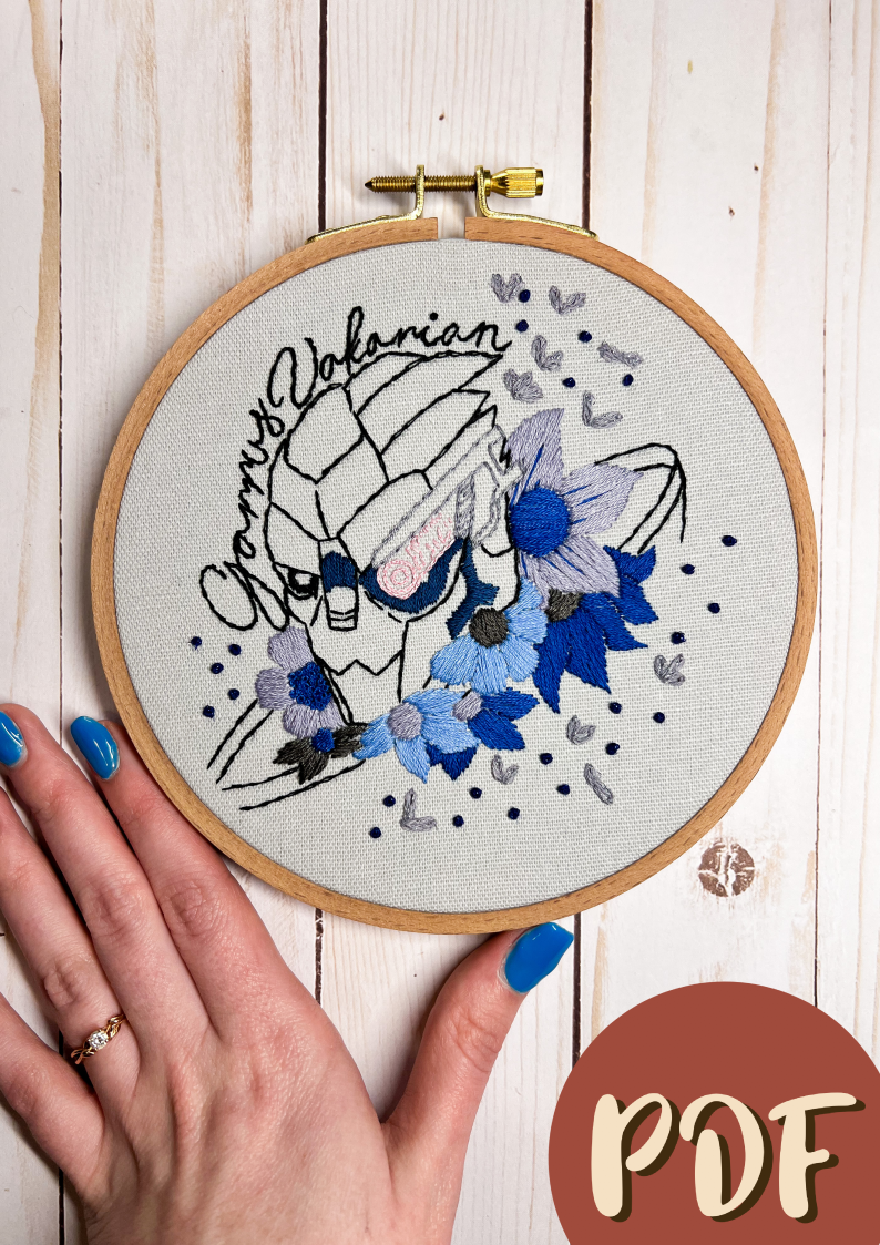 Mass Effect Inspired Garrus 6 Inch Pattern