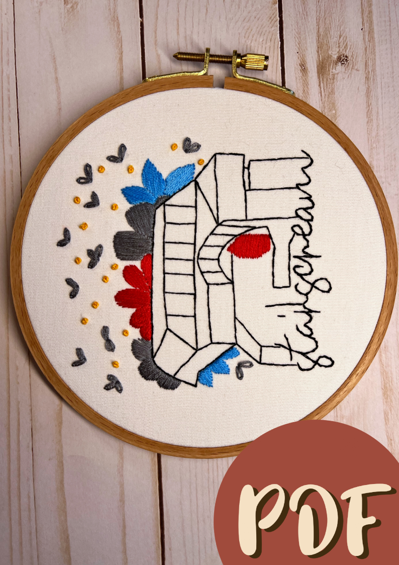 Transformers Inspired Starscream 6 Inch Embroidery Pattern